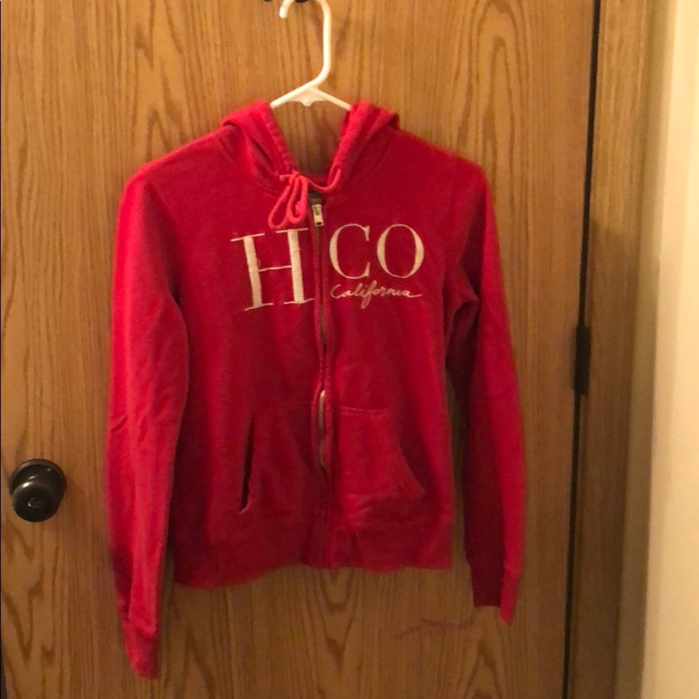 Small red Hollister coat